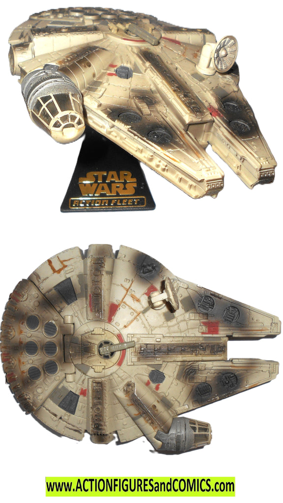 star wars action fleet MILLENNIUM FALCON 2002 7 inch ...