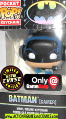 FUNKO POCKET POP hot BATMAN GAMER Lot of 4 GLOW CHASE GAMESTOP EXCLUSIVE