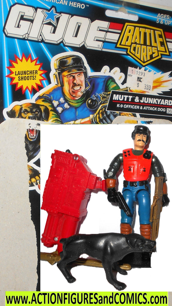 gi joe MUTT JUNKYARD 1993 v3 Complete w FULL CARD def ...