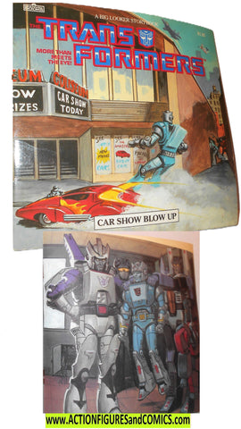 Transformers CAR SHOW BLOW UP 1985 marvel books – ActionFiguresandComics