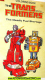 Transformers COLORING BOOK 1985 marvel book 8