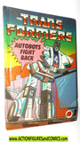 Transformers AUTOBOTS FIGHT BACK 1985 book vintage