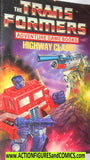 Transformers HIGHWAY CLASH 1985 corgi book