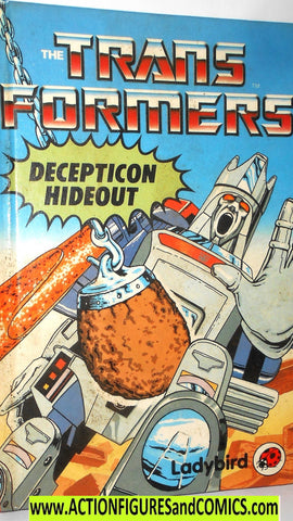 Transformers DECEPTICON HIDEOUT 1986 book vintage