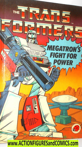 Transformers MEGATRON's Fight for Power 1985 book vintage new