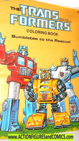Transformers COLORING BOOK 1984 marvel book 3