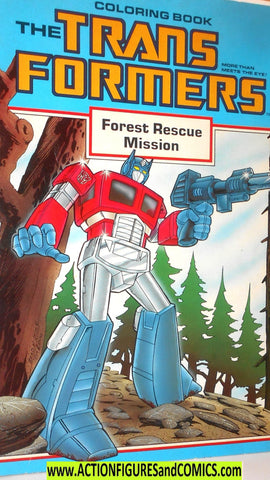 Transformers COLORING BOOK 1984 marvel book 5