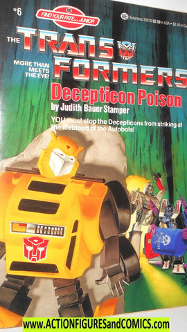 Transformers DECEPTICON POISON 1985 book CHOOSE your fate!