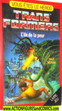 Transformers ISLAND of FEAR 1985 France corgi book new