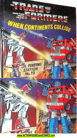 Transformers When Continents Collide HARDCOVER book