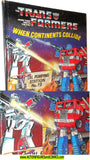 Transformers When Continents Collide HARDCOVER book