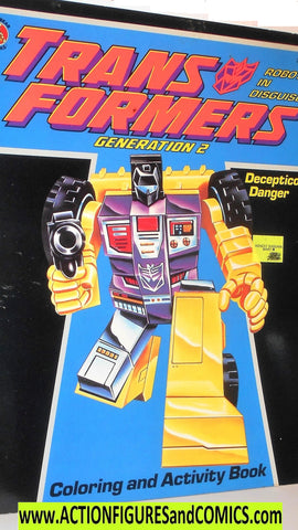 Transformers Generation 2 SCRAPPER COLORING BOOK