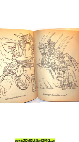 Transformers Generation 2 SCRAPPER COLORING BOOK
