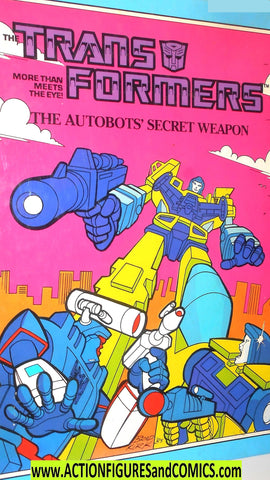 Transformers Autobots SECRET WEAPON 1985 marvel hardcover