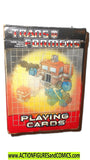 Transformers TRADING PLAYING CARDS G1 set mib moc