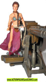 star wars action figures PRINCESS LEIA sail barge cannon