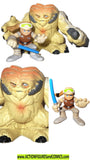 STAR WARS galactic heroes WAMPA & LUKE hoth 2002