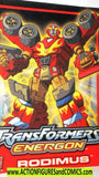 Transformers RODIMUS PRIME Energon 2003 Trading card