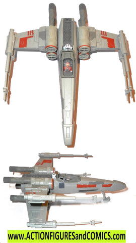 star wars action fleet X-WING 1996 Biggs Red 3 vehicle