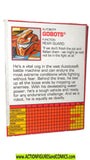 Transformers GOBOTS File card 1992 Techspecs G2 2