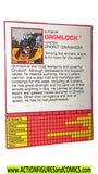 Transformers GRIMLOCK File card 1992 Techspecs G2 2 dino