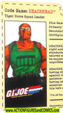 Gi joe Tiger Force BEACH-HEAD 2004 FILE CARD fc sdcc joecon