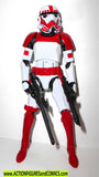 STAR WARS action figures SHOCK TROOPER 6 inch RED clone