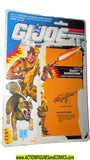 gi joe DUSTY Sandstorm 1991 v3 100% complete w Full Card