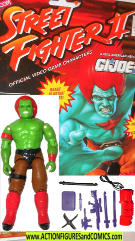 gi joe Street Fighter II BLANKA 1993 capcom 2 gijoe action figure