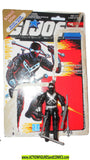 gi joe SNAKE EYES 1989 v3 100% complete w Full Card