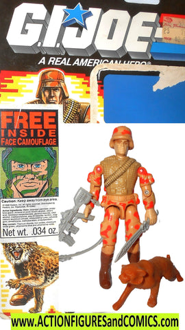 Gi joe SPEARHEAD & MAX 1988 v1 complete full card bobcat