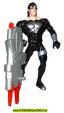 Superman Man of Steel LASER SUPERMAN black recovery suit kenner action figures