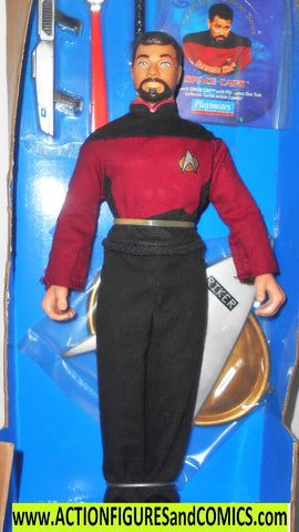 Star Trek COMMANDER RIKER 9 inch playmates 1995