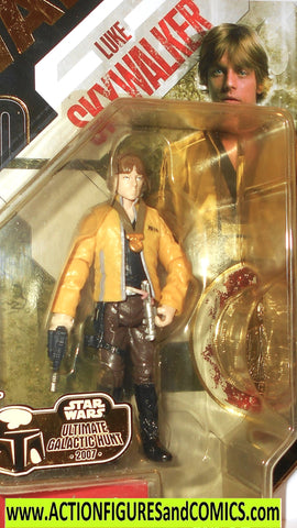 star wars action figures LUKE SKYWALKER ceremonial 30th GOLD