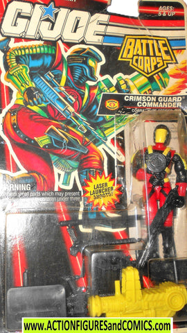 gi joe CRIMSON GUARD Commander 1993 Complete bubble