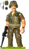 Gi joe FOOTLOOSE 1985 vintage w helmet backpack gun