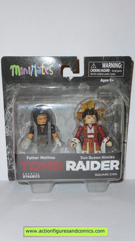 minimates Tomb Raider FATHER MATHIAS SUN QUEEN HIMIKO moc