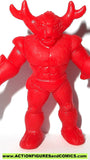 Muscle m.u.s.c.l.e men Kinnikuman BLACK BUFFALO 179 1985 RED color mattel