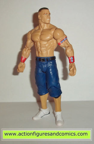 Wrestling WWE action figures JOHN CENA signature series red arm bands mattel toys