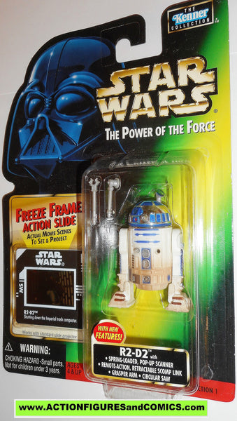 star wars action figures R2-D2 freeze frame IMPERIAL power of the forc ...