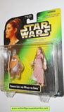 star wars action figures PRINCESS LEIA WICKET EWOK .00 gray back power of the force moc