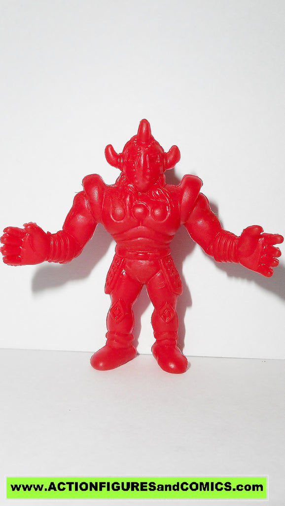 Muscle m.u.s.c.l.e men kinnikuman AKUMA SHOGUN 111 red mattel toys act ...