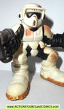 star wars galactic heroes BIKER SCOUT muddy version complete 2004