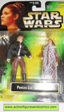 star wars action figures PRINCESS LEIA HAN SOLO BESPIN .00 GRAY card power of the force moc