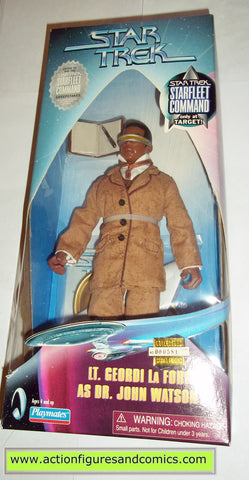 Star Trek GEORDI LAFORGE dr john watson LOW # 000581 9 inch playmates toys action figures moc mip mib