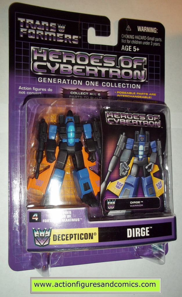 Transformers pvc DIRGE heroes of cybertron hoc hasbro toys action figu ...