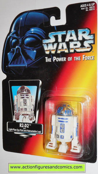 star wars action figures R2-D2 1995 power of the force hasbro toys red ...