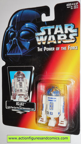 star wars action figures R2-D2 1995 power of the force hasbro toys red card moc