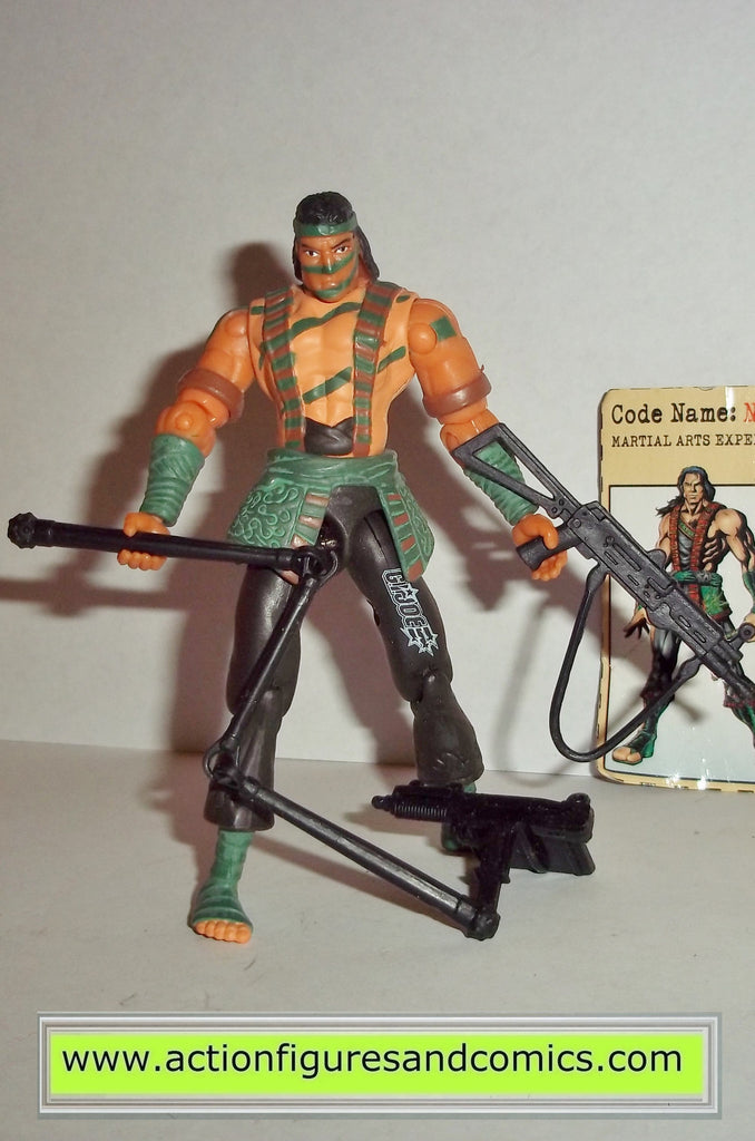 gi joe NUNCHUK 2002 v3 complete g.i joe vs cobra action figures ...