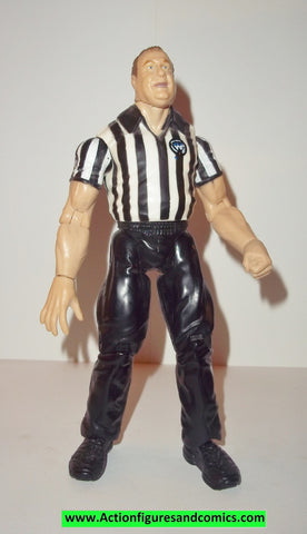 Wrestling WWE action figures EARL HEBNER REFEREE titan tron live jakks